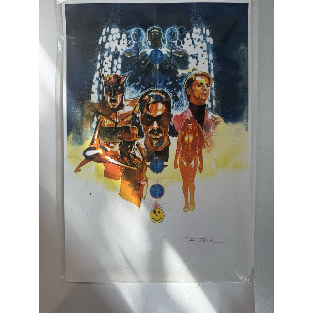 DC Comics Watchmen Art Print Signed by Dave Gibbons